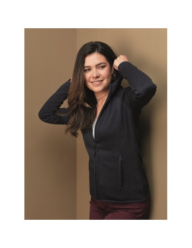 STE-ST5560-Lux Hooded Knitfleece Jacket Women
